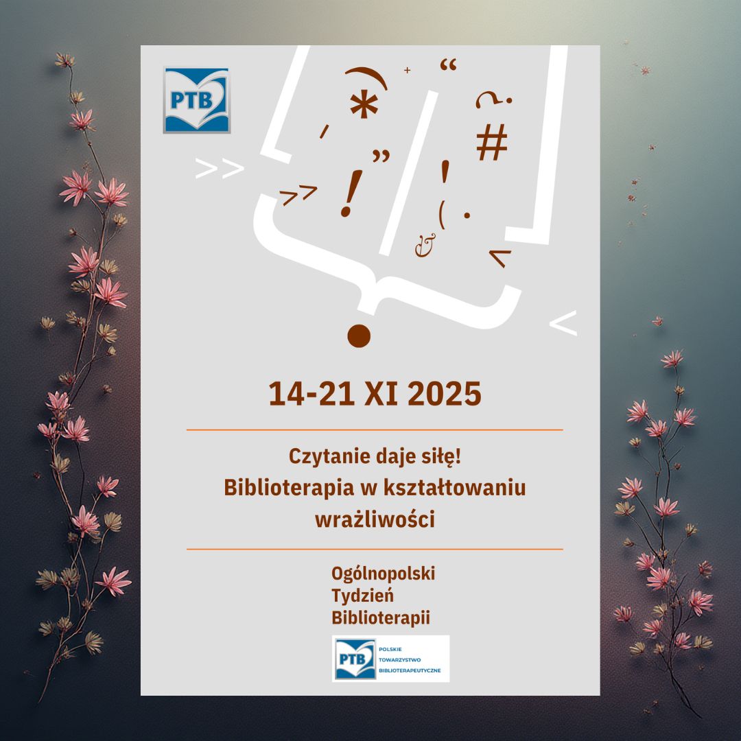 Plakat biblioterapia 2025